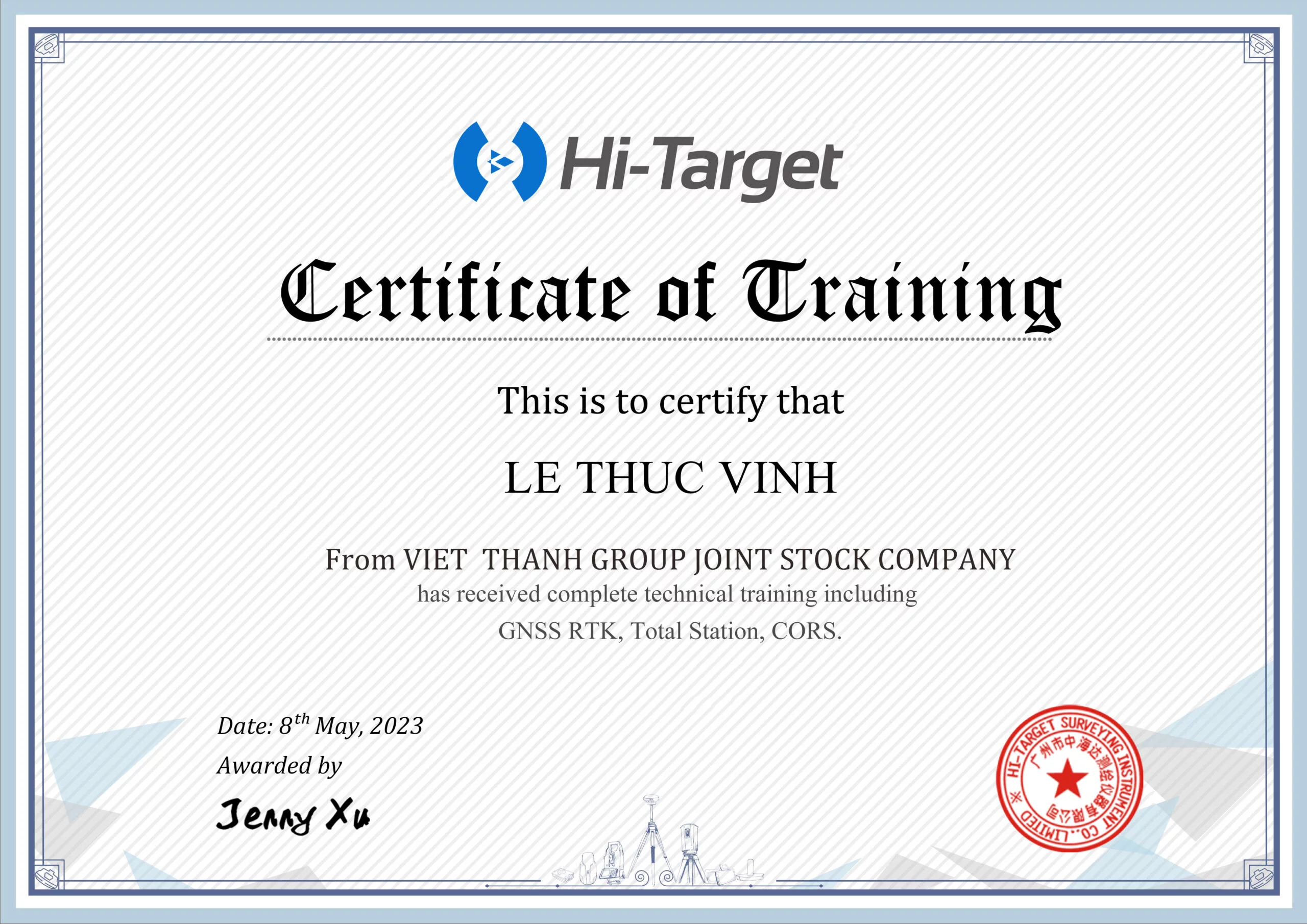 chứng chỉ lê thúc vinh