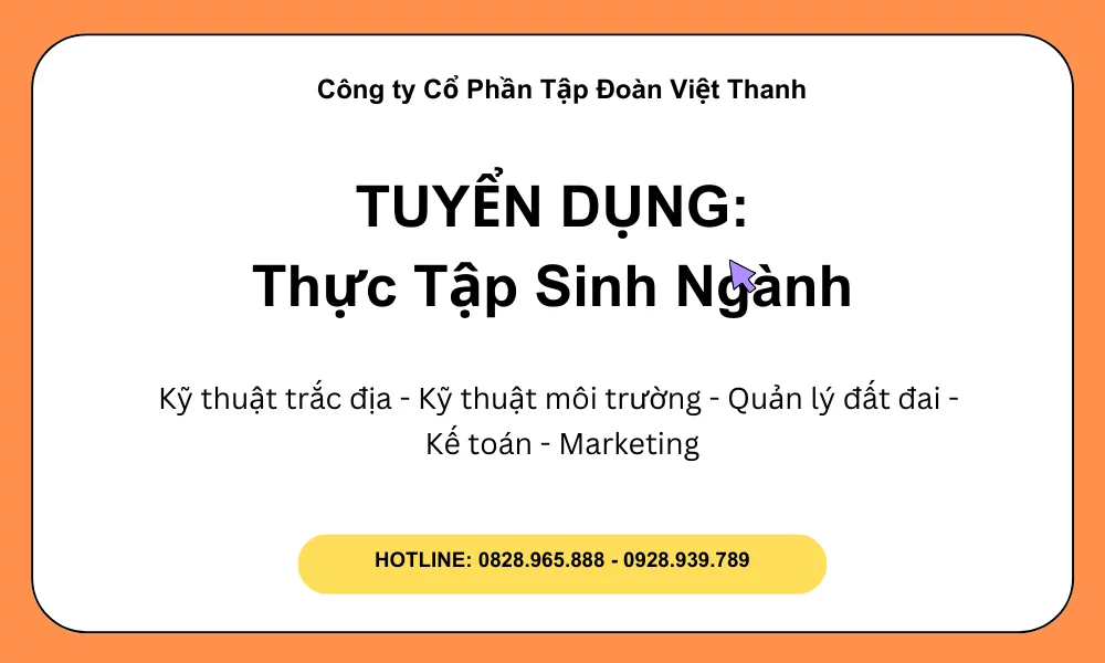 tuyen dung thuc tap sinh