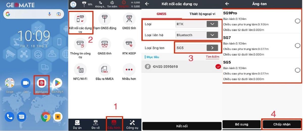 Hướng dẫn sử dụng máy RTK Geomate với phần mềm Mate Survey 2 hướng dẫn sử dụng RTK Geomate