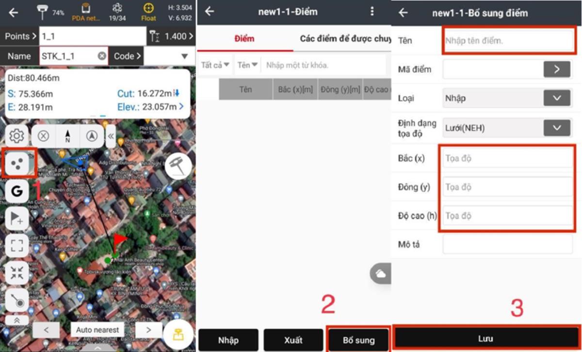 Hướng dẫn sử dụng máy RTK Geomate với phần mềm Mate Survey 15 hướng dẫn sử dụng RTK Geomate