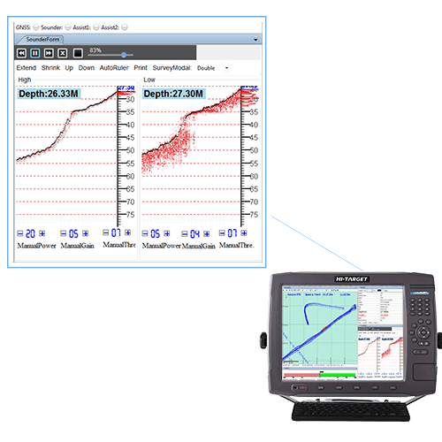 máy đo sâu Hi-Target HD Max
