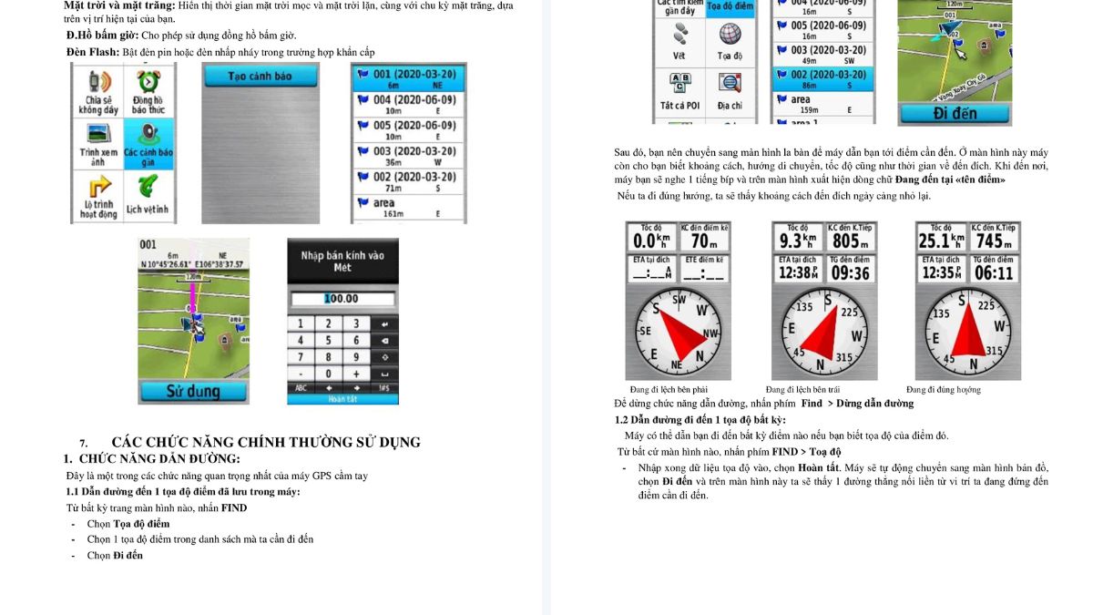 Hướng dẫn sử dụng máy GPS cầm tay Garmin