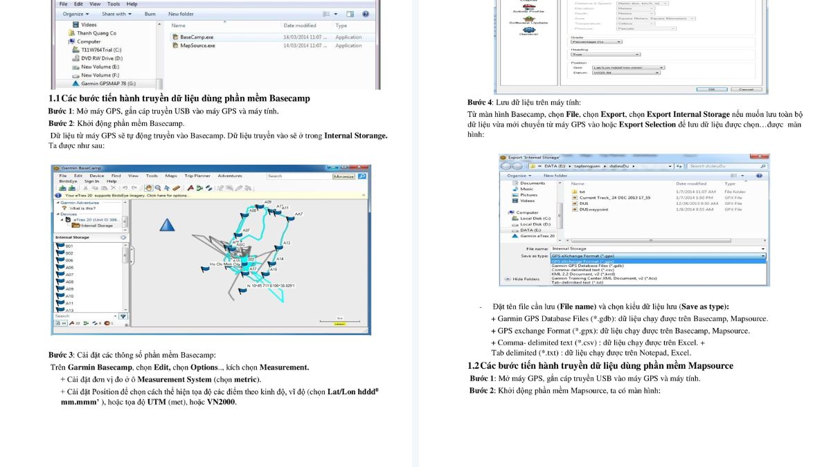 Hướng dẫn sử dụng máy GPS cầm tay Garmin