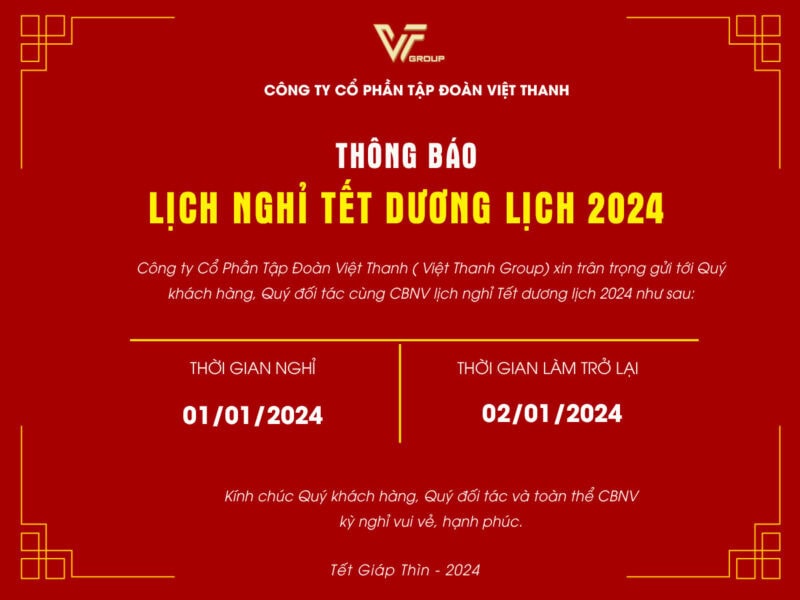 Thong bao nghi Tet duong lich 2024