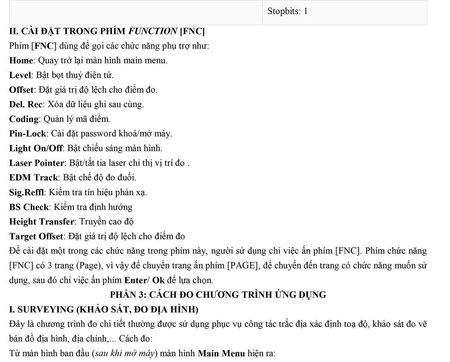 Hướng dẫn sử dụng máy toàn đạc điện tử Leica TS-02 VÀ TS-06 10 hướng dẫn sử dụng máy toàn đạc Leica TS02 TS06