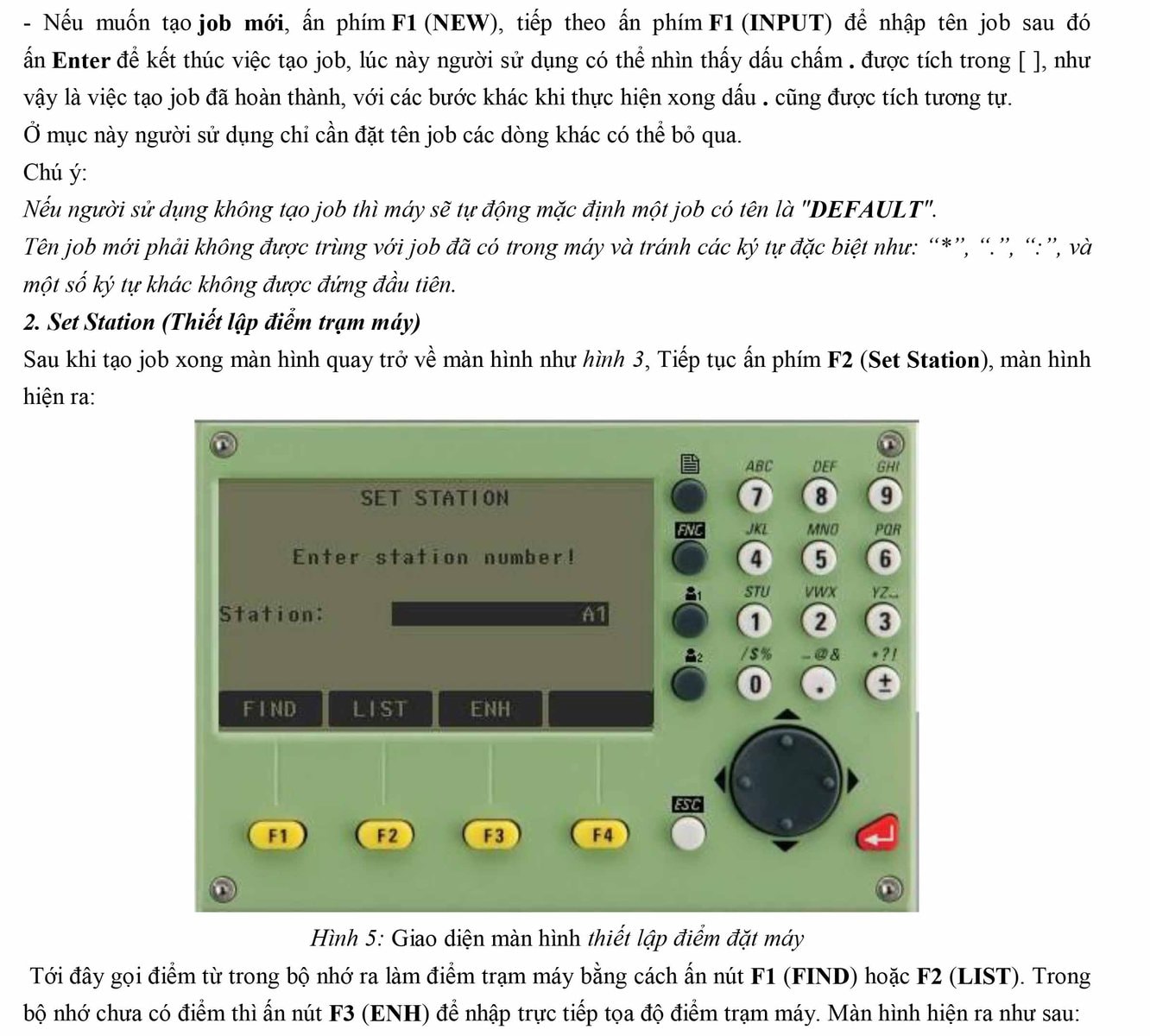 Hướng dẫn sử dụng máy toàn đạc điện tử Leica TS-02 VÀ TS-06 13 hướng dẫn sử dụng máy toàn đạc Leica TS02 TS06