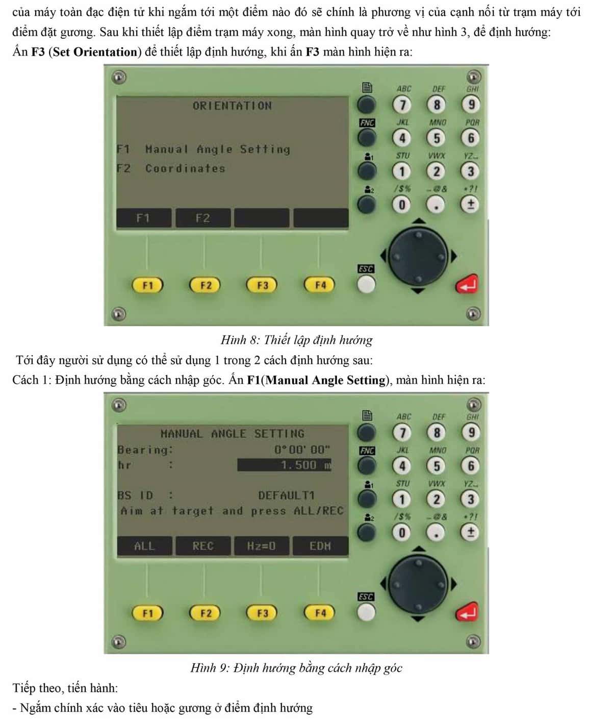 Hướng dẫn sử dụng máy toàn đạc điện tử Leica TS-02 VÀ TS-06 15 hướng dẫn sử dụng máy toàn đạc Leica TS02 TS06