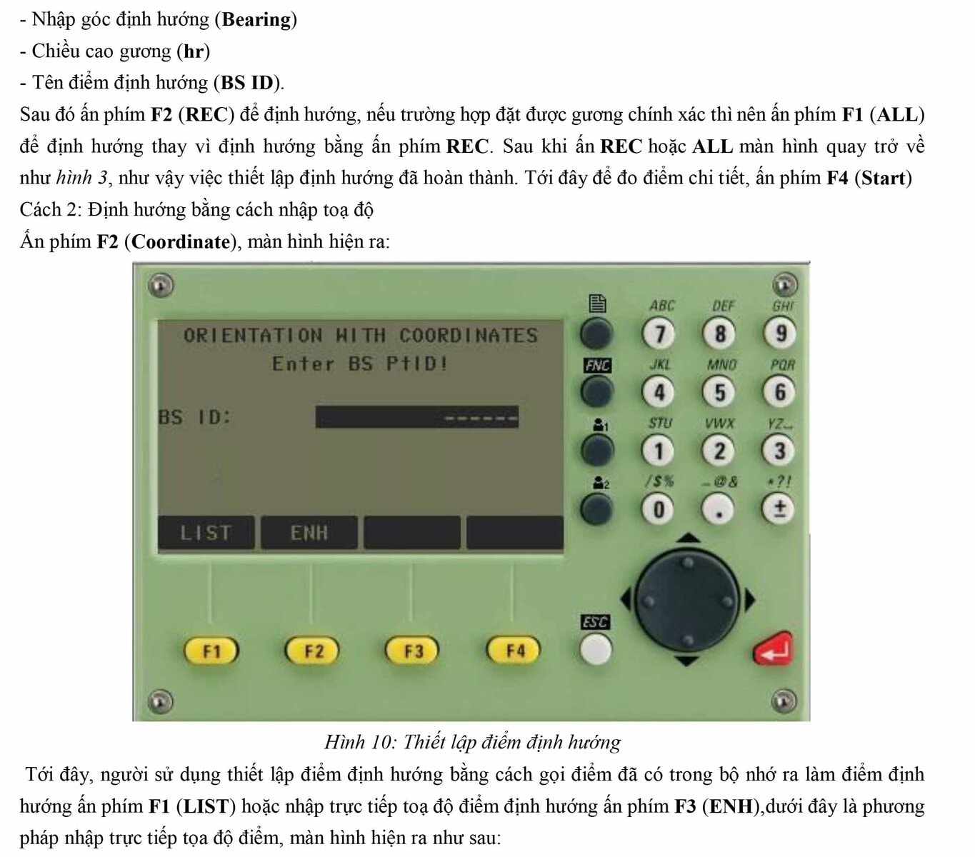 Hướng dẫn sử dụng máy toàn đạc điện tử Leica TS-02 VÀ TS-06 16 hướng dẫn sử dụng máy toàn đạc Leica TS02 TS06