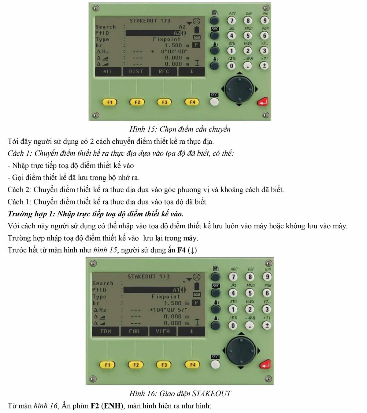 Hướng dẫn sử dụng máy toàn đạc điện tử Leica TS-02 VÀ TS-06 21 hướng dẫn sử dụng máy toàn đạc Leica TS02 TS06