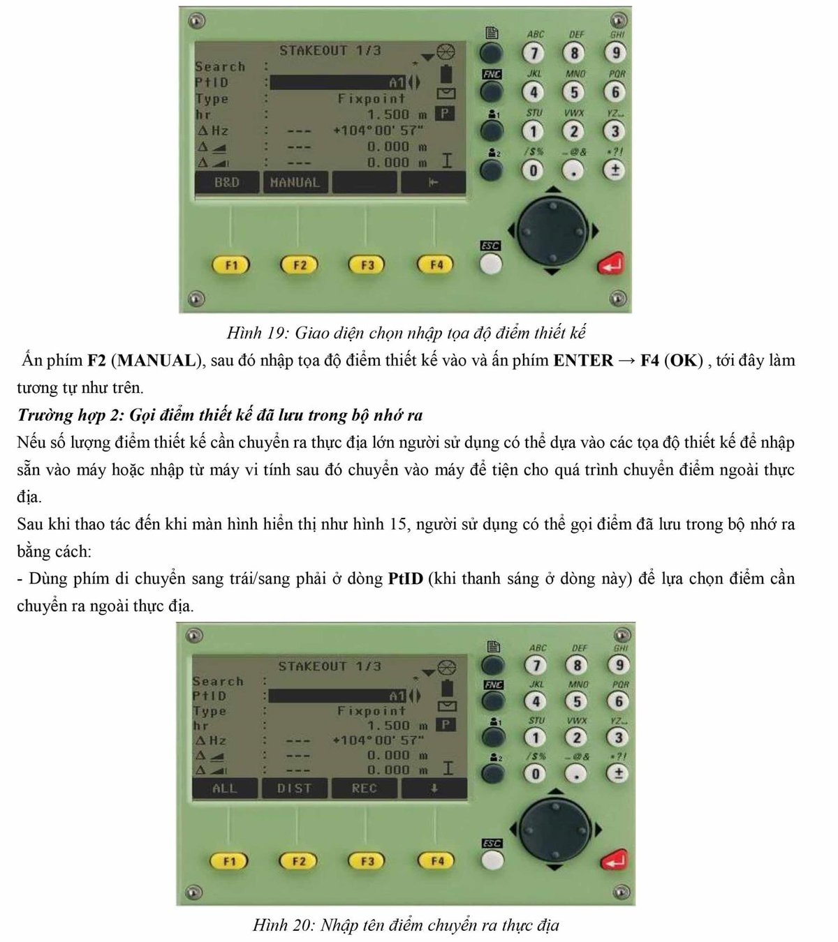 Hướng dẫn sử dụng máy toàn đạc điện tử Leica TS-02 VÀ TS-06 23 hướng dẫn sử dụng máy toàn đạc Leica TS02 TS06