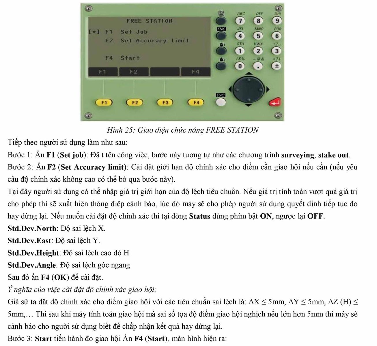 Hướng dẫn sử dụng máy toàn đạc điện tử Leica TS-02 VÀ TS-06 26 hướng dẫn sử dụng máy toàn đạc Leica TS02 TS06