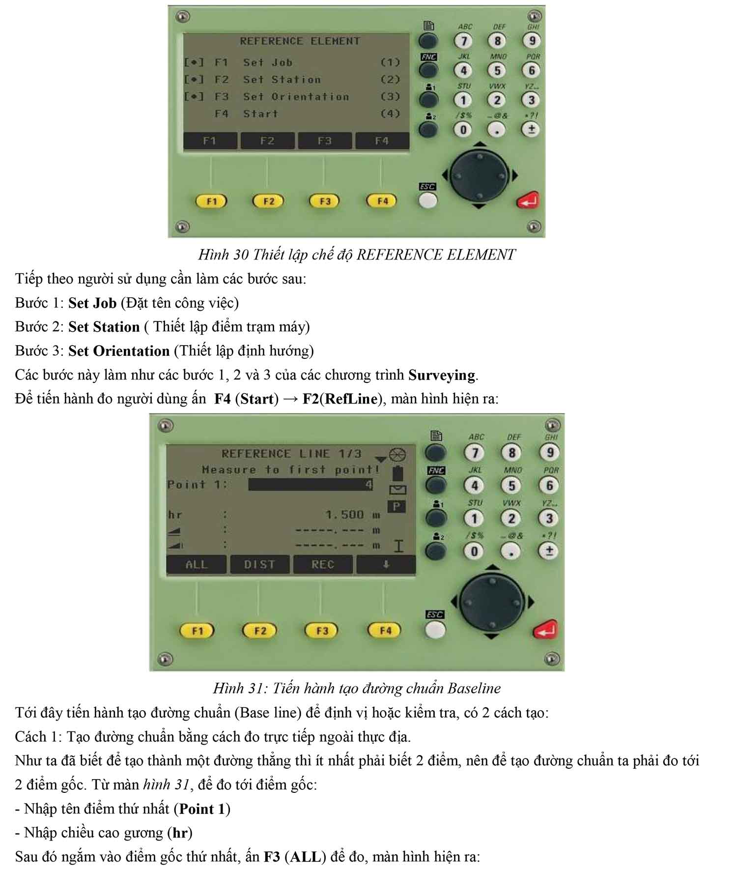 Hướng dẫn sử dụng máy toàn đạc điện tử Leica TS-02 VÀ TS-06 31 hướng dẫn sử dụng máy toàn đạc Leica TS02 TS06