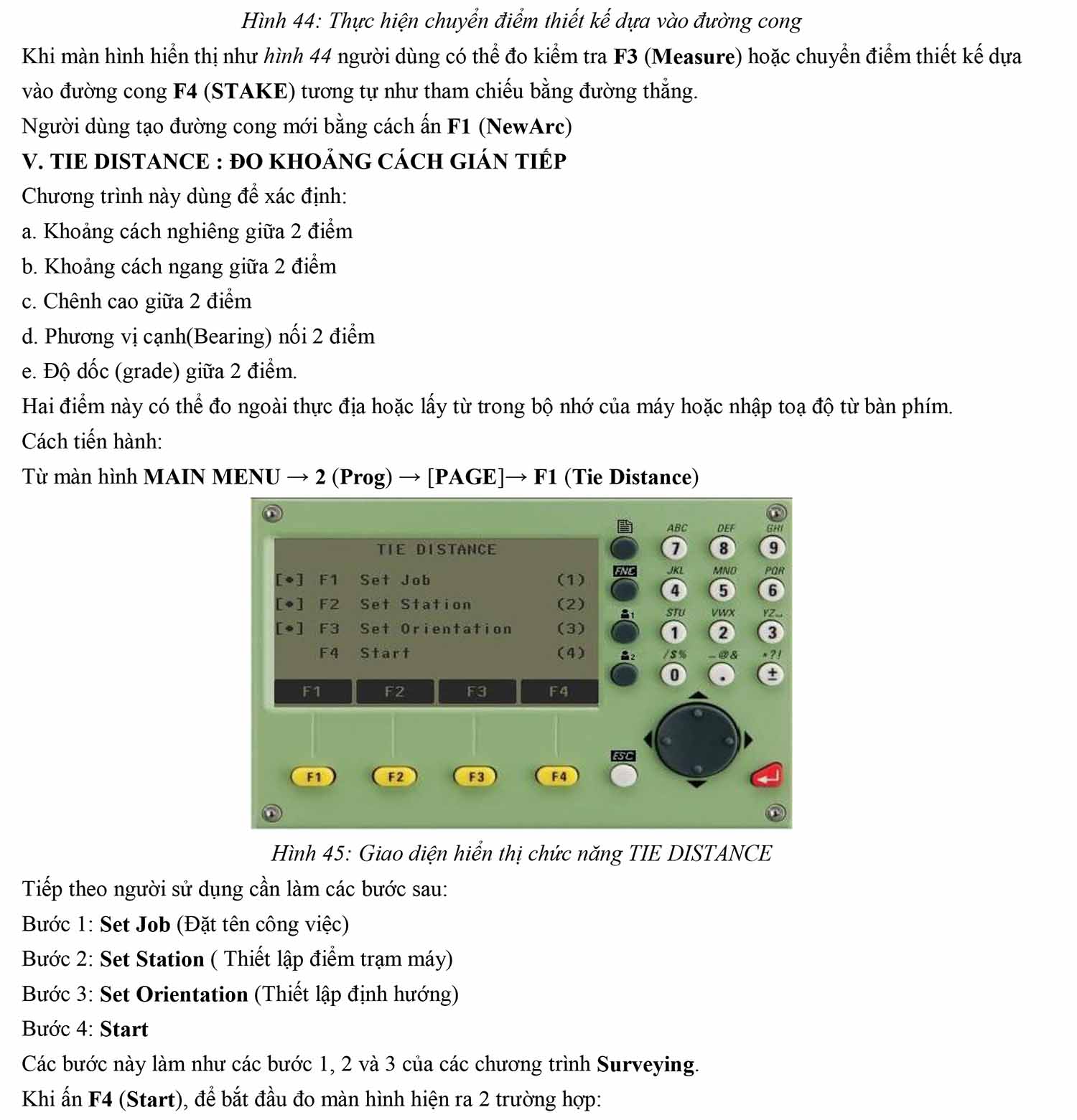 Hướng dẫn sử dụng máy toàn đạc điện tử Leica TS-02 VÀ TS-06 38 hướng dẫn sử dụng máy toàn đạc Leica TS02 TS06