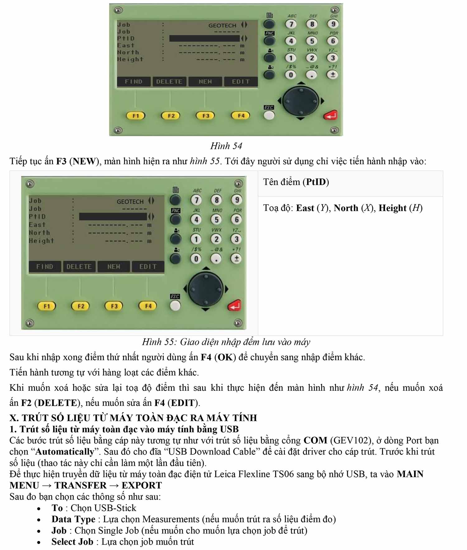Hướng dẫn sử dụng máy toàn đạc điện tử Leica TS-02 VÀ TS-06 45 hướng dẫn sử dụng máy toàn đạc Leica TS02 TS06
