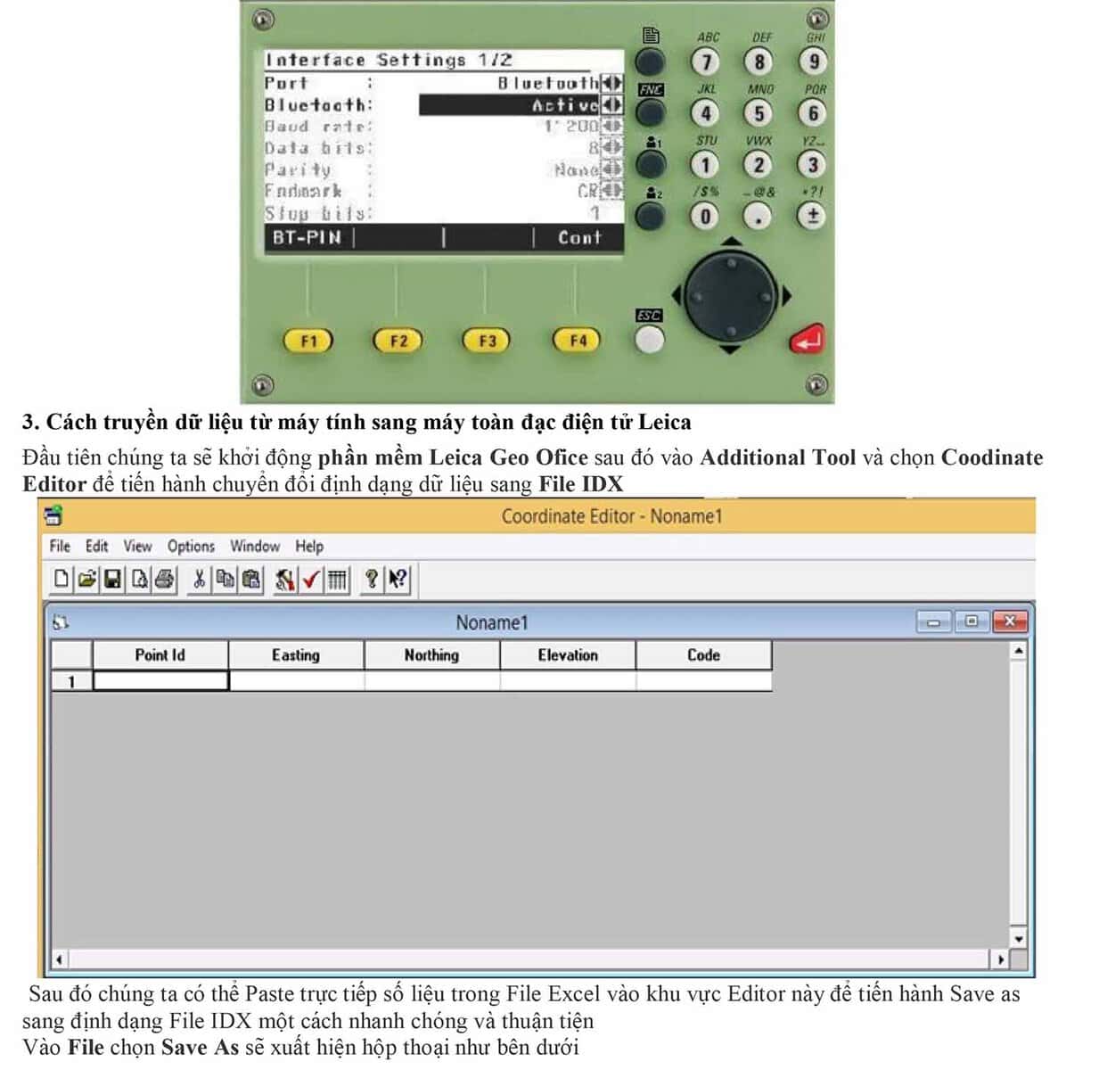 Hướng dẫn sử dụng máy toàn đạc điện tử Leica TS-02 VÀ TS-06 47 hướng dẫn sử dụng máy toàn đạc Leica TS02 TS06