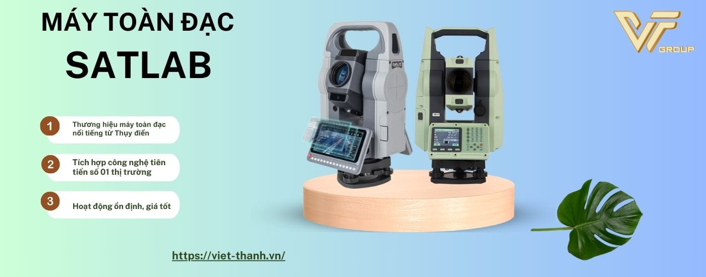 máy toàn đạc điện tử satlab