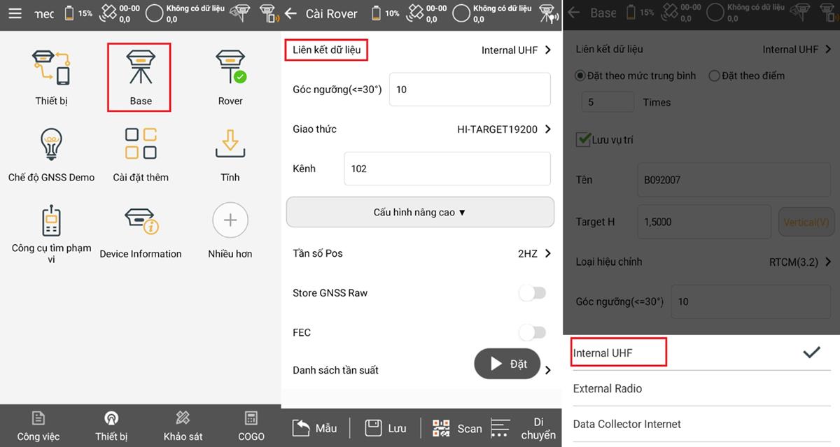Hướng dẫn sử dụng máy GNSS RTK Satlab chi tiết 13 hướng dẫn sử dụng máy GPS RTK Satlab