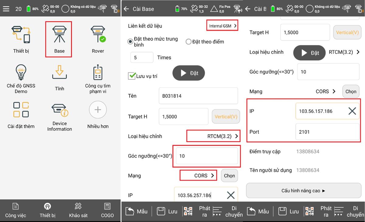 Hướng dẫn sử dụng máy GNSS RTK Satlab chi tiết 17 hướng dẫn sử dụng máy GPS RTK Satlab