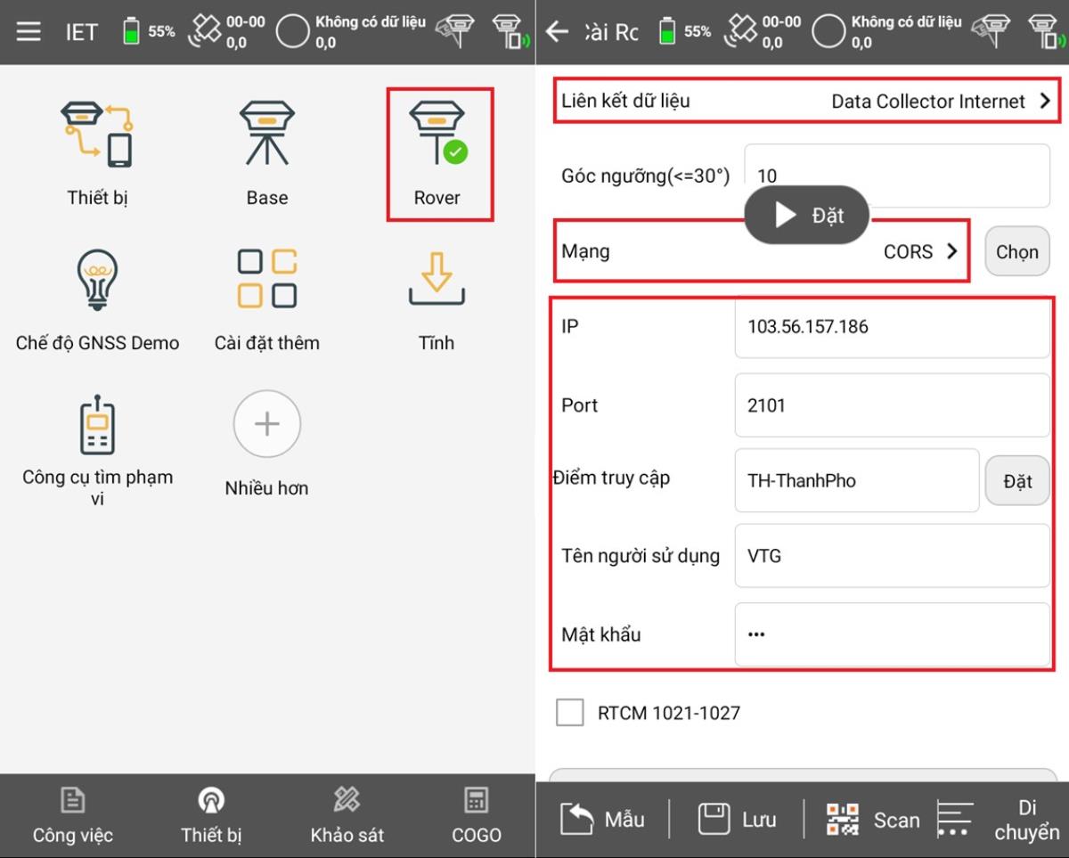 Hướng dẫn sử dụng máy GNSS RTK Satlab chi tiết 9 hướng dẫn sử dụng máy GPS RTK Satlab