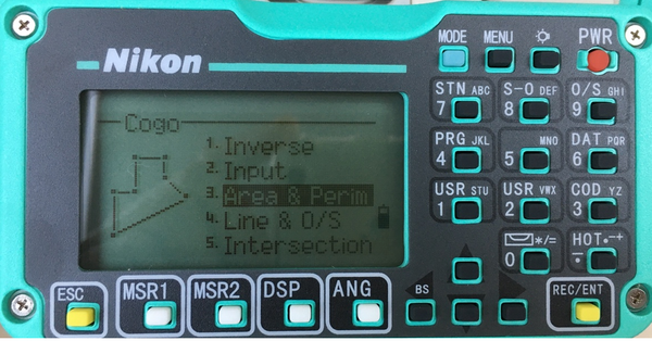 Cách đo diện tích bằng máy toàn đạc Nikon 2 cách đo diện tích bằng máy toàn đạc Nikon