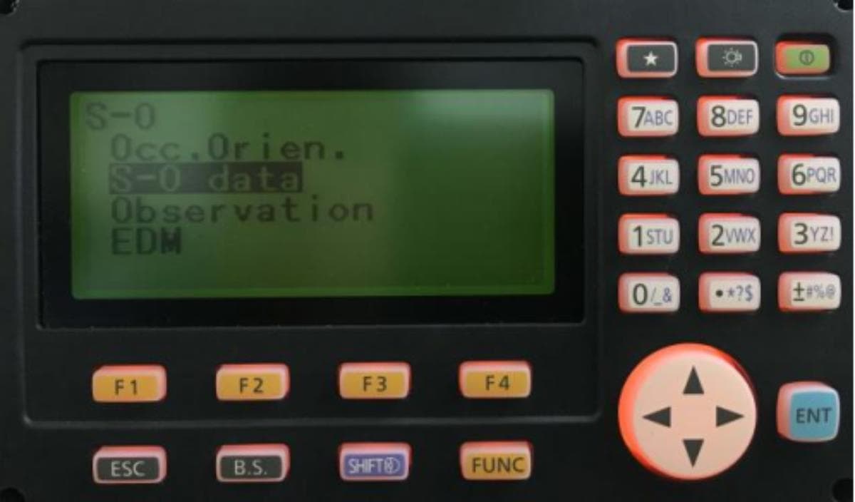 Cách bố trí điểm trên máy toàn đạc Topcon ES-GM Series 3 bố trí điểm trên máy toàn đạc topcon