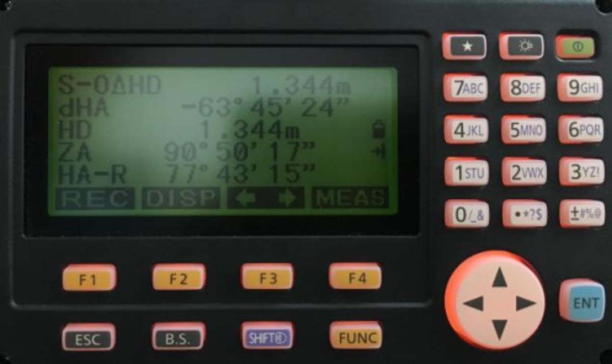 Cách bố trí điểm trên máy toàn đạc Topcon ES-GM Series 5 bố trí điểm trên máy toàn đạc topcon