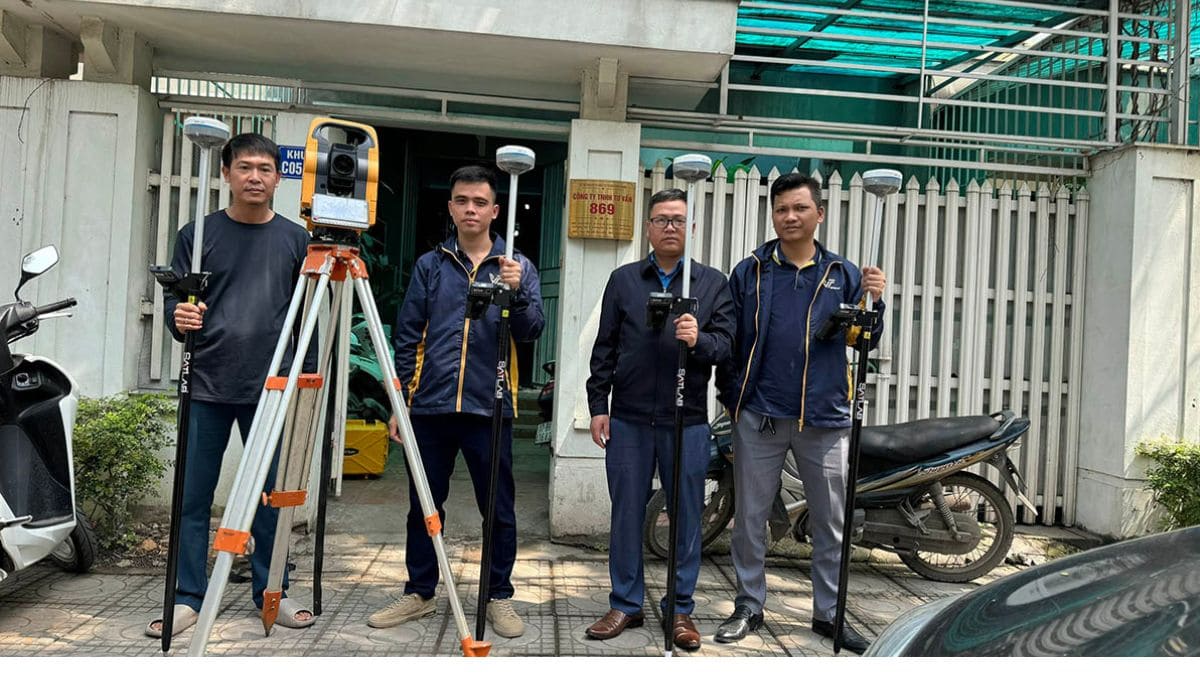 đo bù nghiêng trên máy GPS RTK