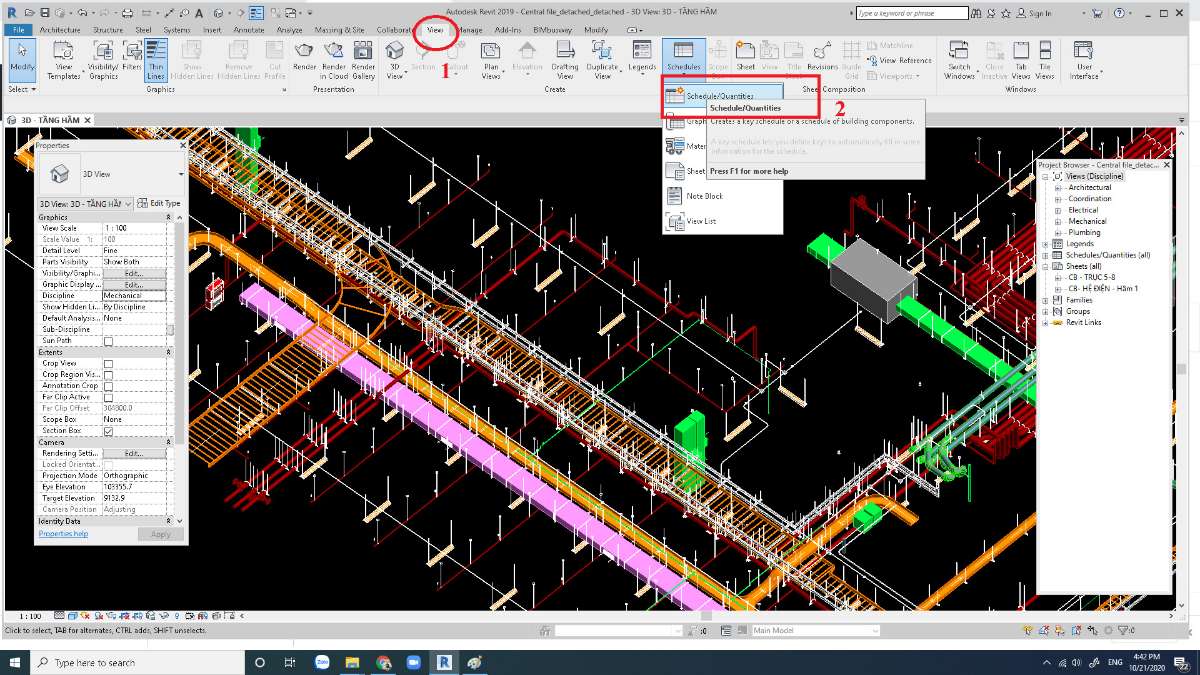 Bóc khối lượng bằng revit: Hướng dẫn chi tiết mới nhất năm 2024 1 Bóc khối lượng bằng revit