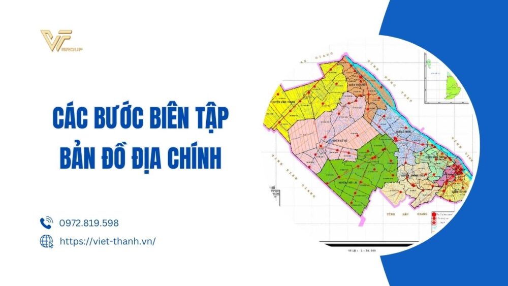 Các bước biên tập bản đồ địa chính