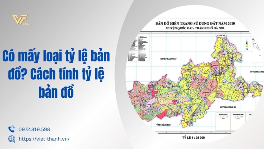 Có mấy loại tỉ lệ bản đồ