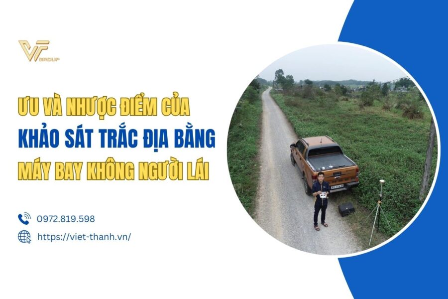 Khảo sát trắc địa bằng máy bay không người lái