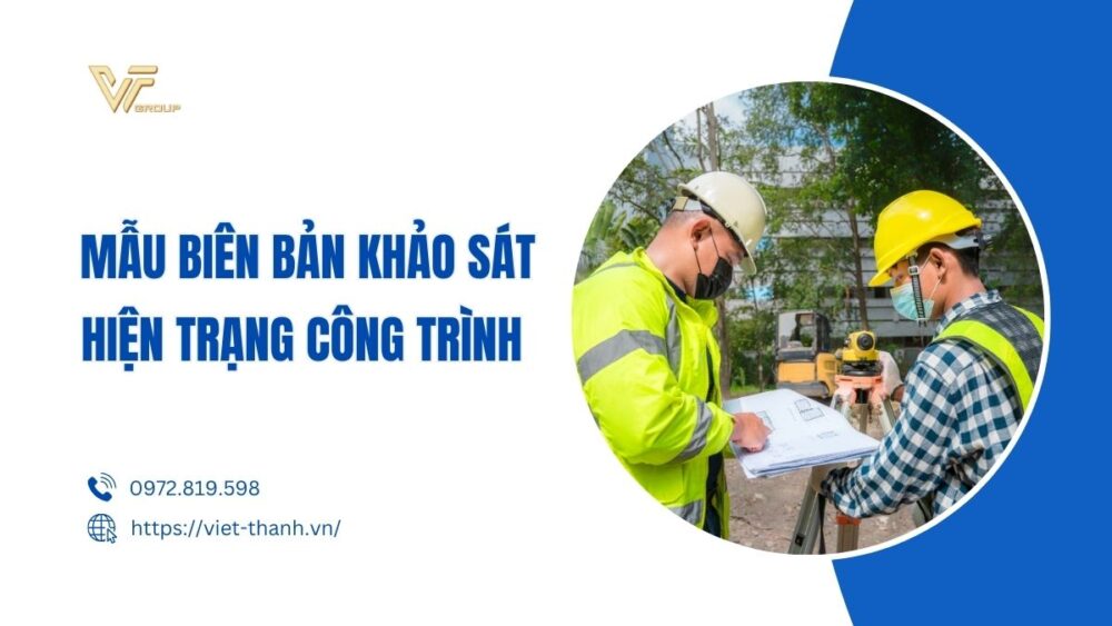 Mẫu biên bản khảo sát hiện trạng công trình
