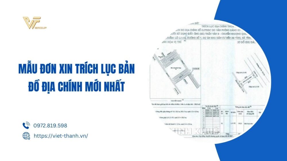 Mẫu đơn xin trích lục bản đồ địa chính