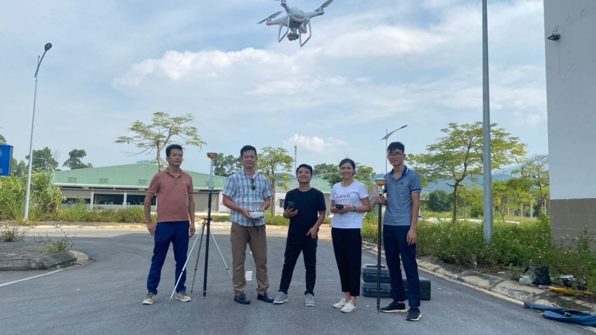 dịch vụ khảo sát địa hình Flycame tại Nghệ An