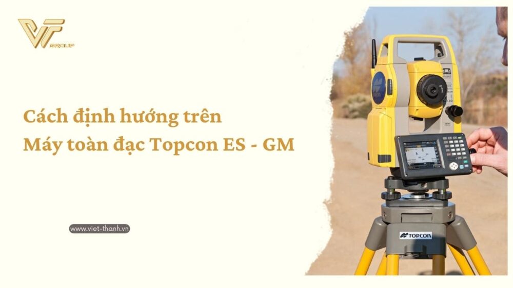 dinh huong tren may toan dac Topcon