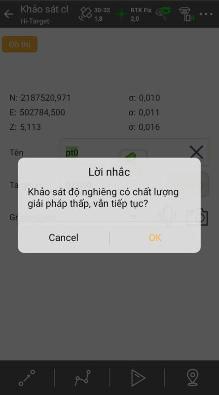 Lưu ý khi kết nối tài khoản trạm Cors Cục trên máy RTK Hi-Target 4 lưu ý khi dùng máy RTK Hi-Target