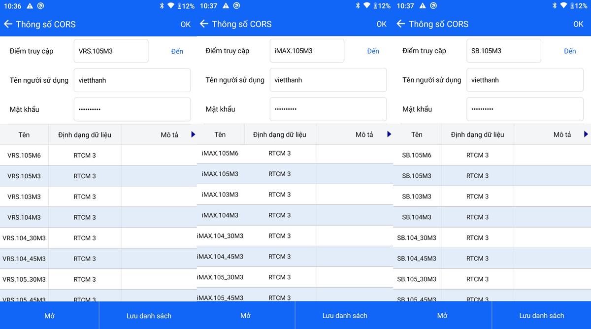 Lưu ý khi kết nối tài khoản trạm Cors Cục trên máy RTK Hi-Target 2 lưu ý khi sử dụng máy RTK Hi-Target