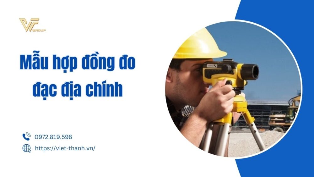 mẫu hợp đồng đo đạc địa chính