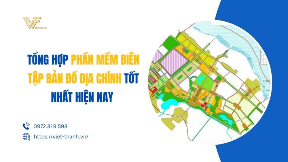 phần mềm biên tập bản đồ địa chính