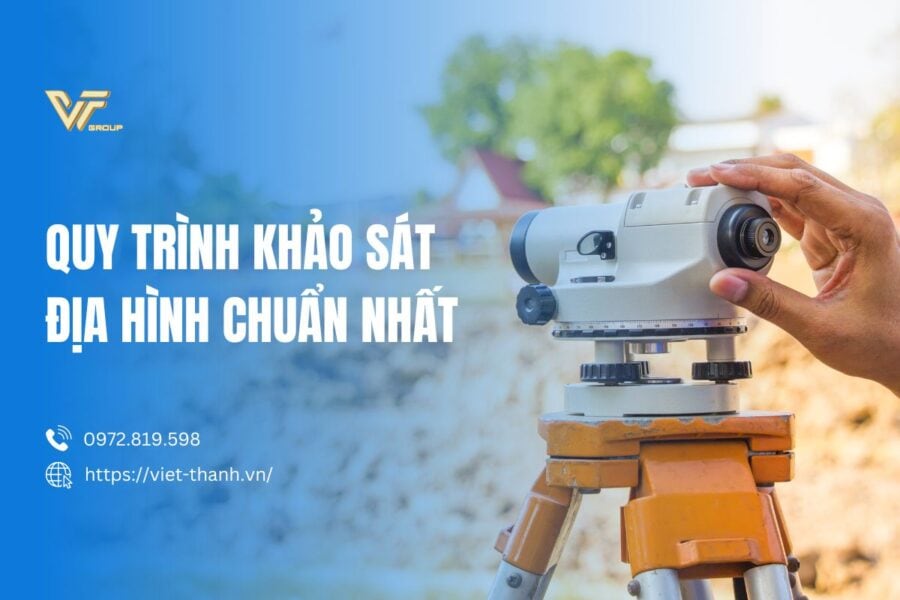 quy trình khảo sát địa hình