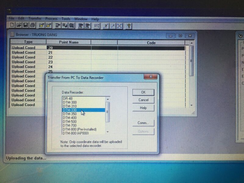 Hướng dẫn trút số liệu ở máy toàn đạc Nikon 8 trút số liệu ở máy toàn đạc Nikon