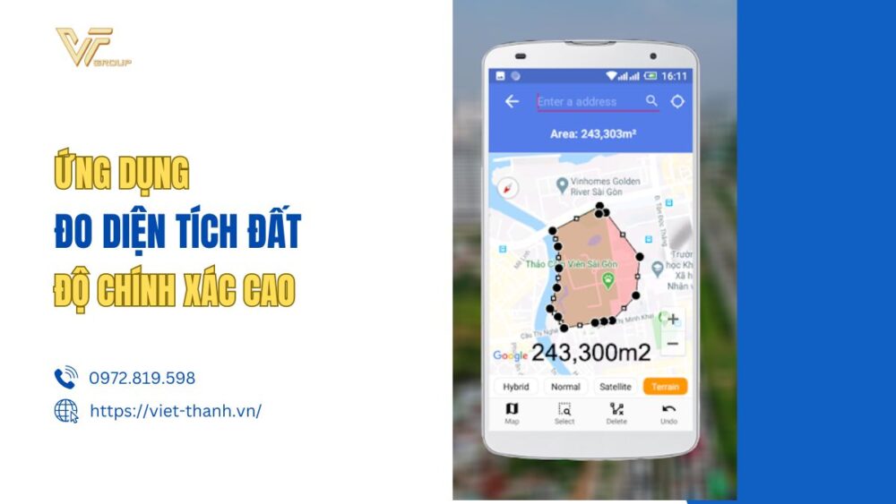 ứng dụng đo diện tích đất