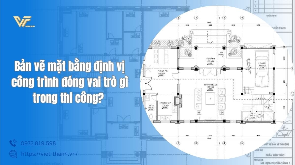 Bản Vẽ Mặt Bằng định Vị Công Trình