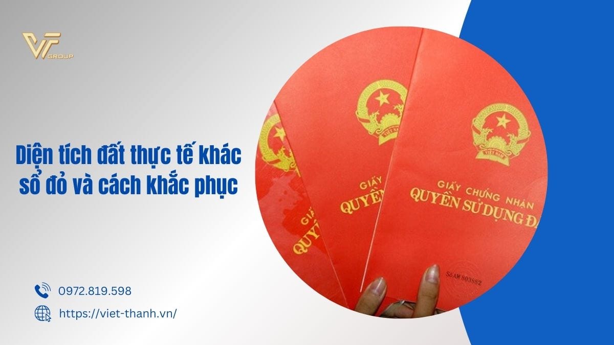 Diện Tích đất Thực Tế Khác Sổ đỏ Và Cách Khắc Phục