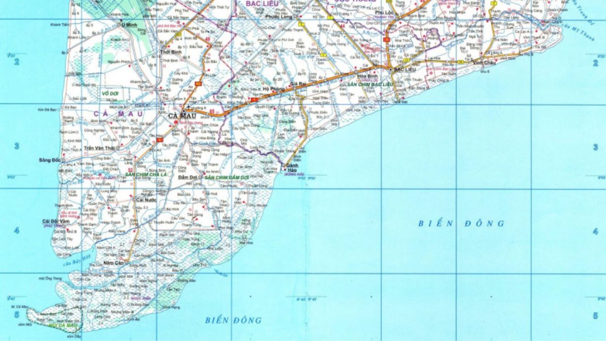 Cách đọc bản đồ địa hình