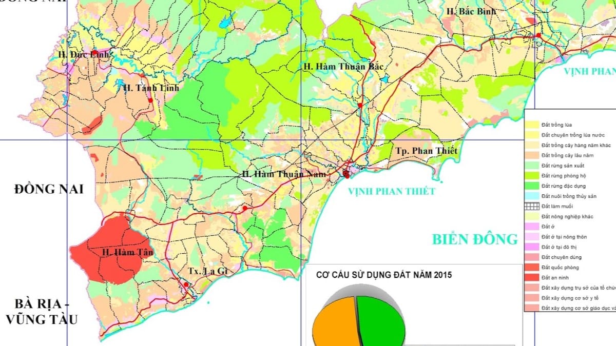 bản đồ hiện trạng sử dụng đất