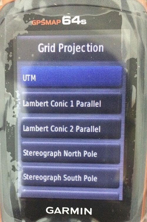 cài đặt hệ tọa độ vn2000 vào gps