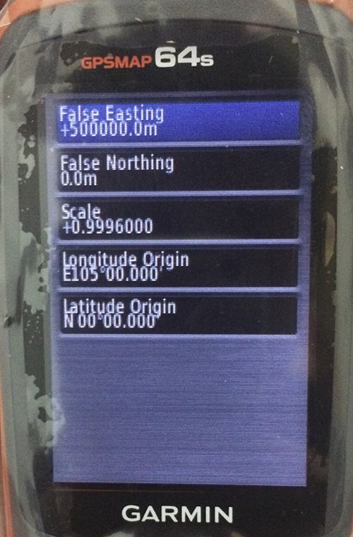 cài đặt hệ tọa độ vn2000 vào gps