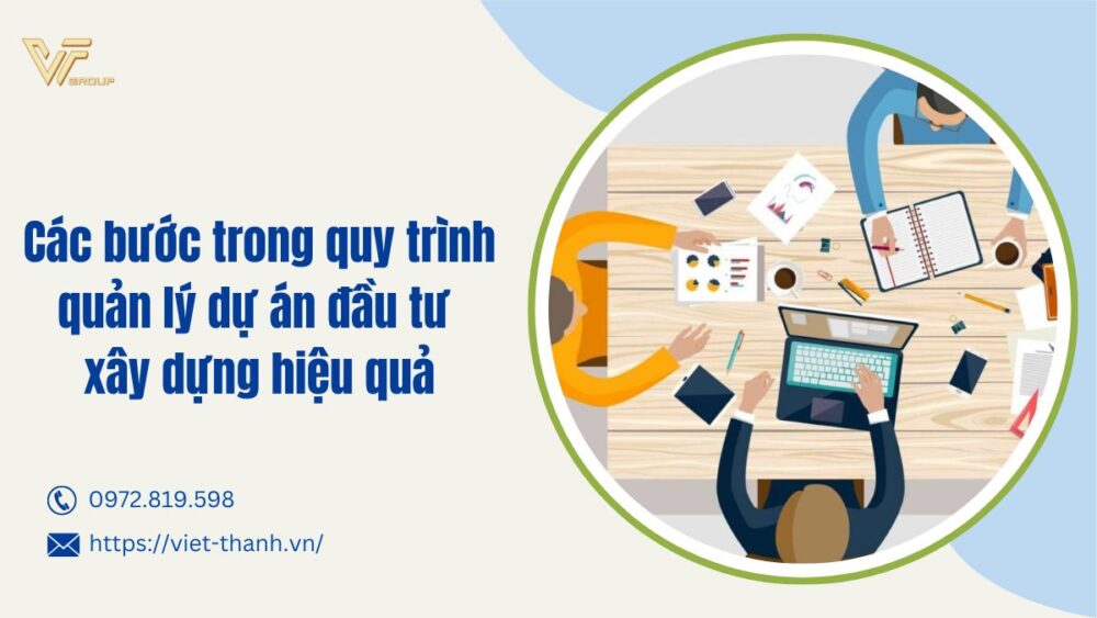 quy trình quản lý dự án đầu tư xây dựng