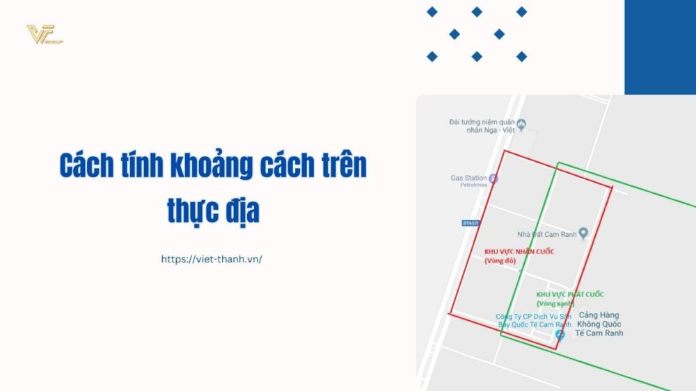 Cách tính khoảng cách trên thực địa
